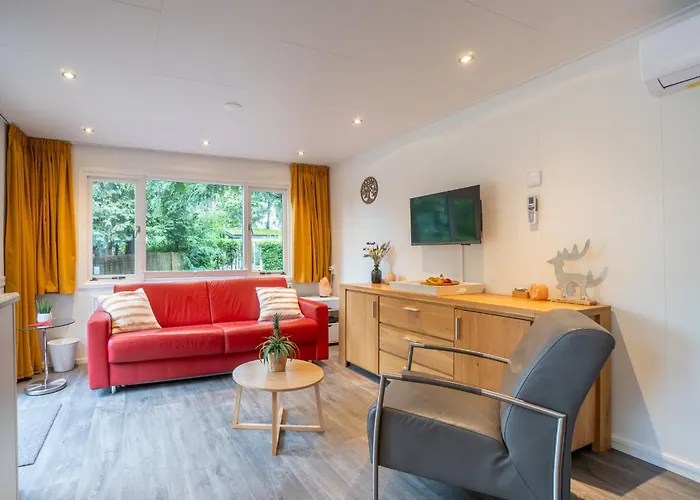 Bos Chalet Natura - Veluwe Putten - naast Saunadrome - 2 gratis e bikes Chalet Putten